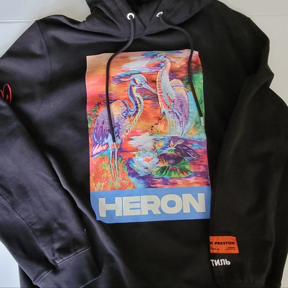 HERON PRESTON concrete jungle Sweater hoodie